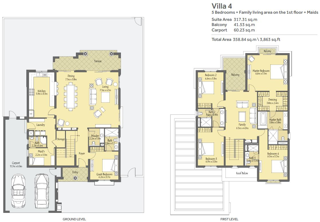 Villanove La Quinta Independent Villas : Floor Plan
